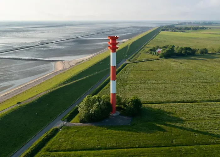 Nyaraló Haus Deichkieker - Mit Infrarotsauna, Garten Und Dachterrasse Tossens